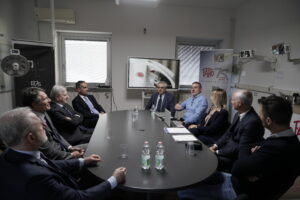 Visita del presidente di Assolombarda Alessandro Spada agli stabilimenti di Faro S.p.a. - tavola rotonda