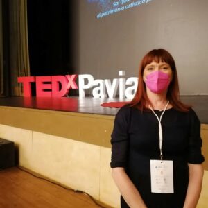 La Prof. Silvia Paola Assini, responsabile di Life Drylands, a TedX Pavia 2022.
